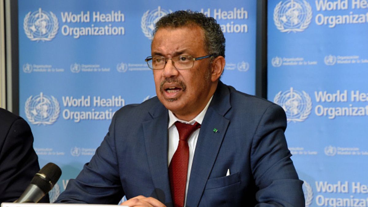 Tedros Adhanom Ghebreyesus zaapelował do społeczeństwa w sprawie tegorocznych Świąt Bożego Narodzenia (The Asahi Shimbun/Contributor) 