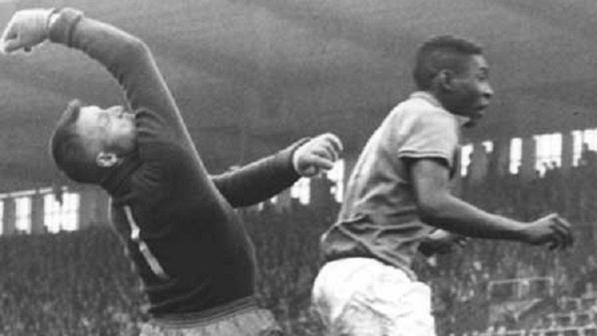 Pele w czasie mistrzostw świata w 1958 roku