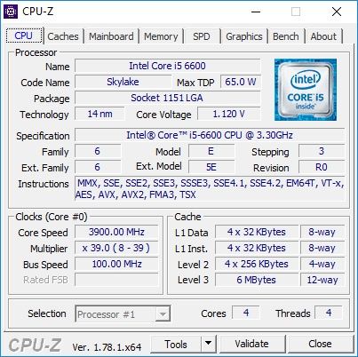 MSi Z270 Tomahawk - Core i5 6600 Game Boost