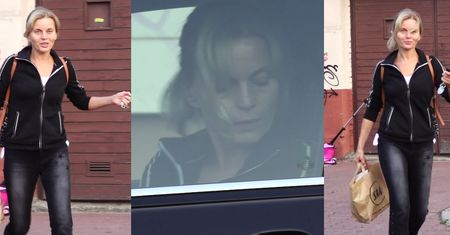 Nieumalowana Foremniak w dresie pędzi po ciepłe bułeczki