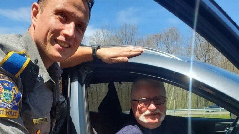 Policjant nie spodziewał się takiego pasażera