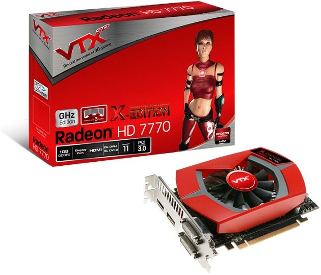 VTX3D Radeon HD 7770 X-Edition karta graficzna zdjęcie opakowanie