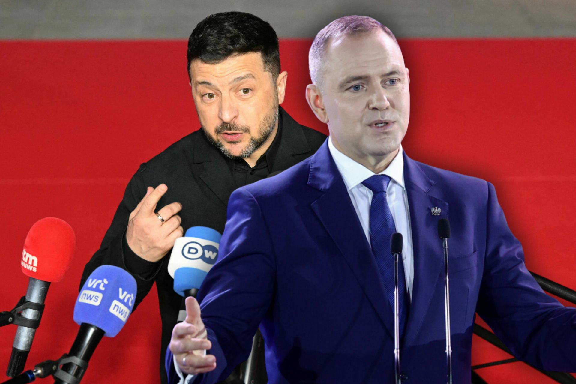 Rzecznik Nawrockiego po słowach Zełenskiego: Mija się z faktami