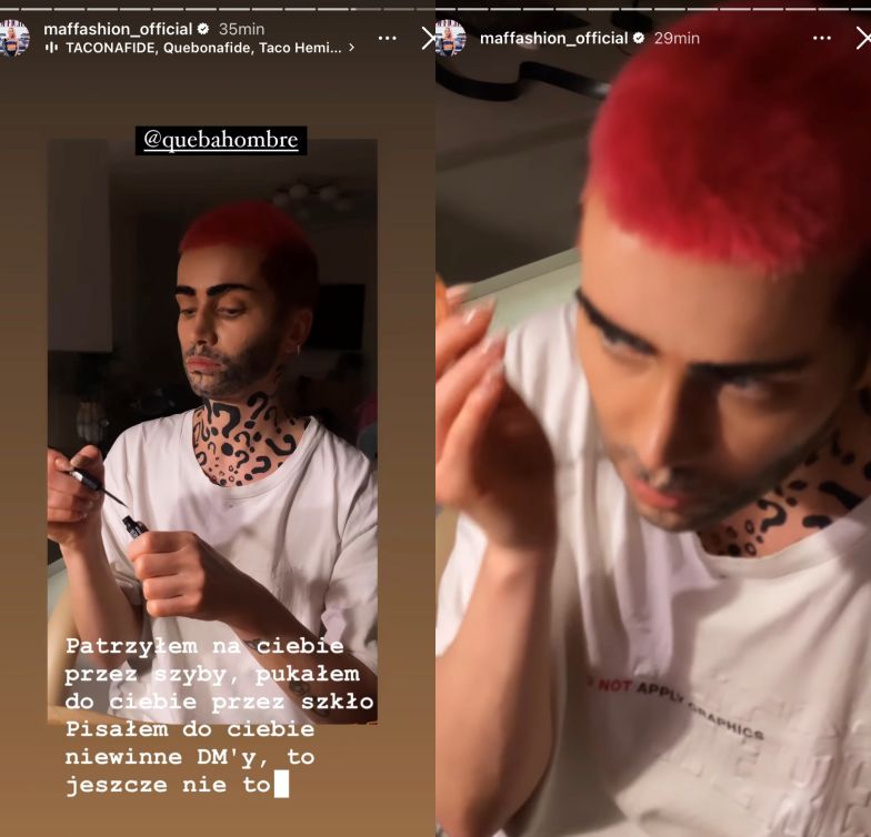 Maffashion przebrała się za Quebonafide