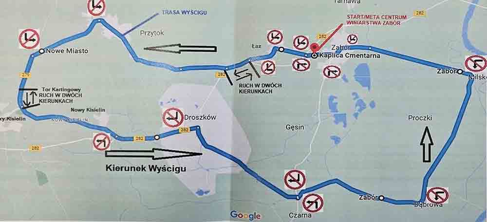 Wyścig kolarski w Zielonej Górze. Tędy nie przejedziemy