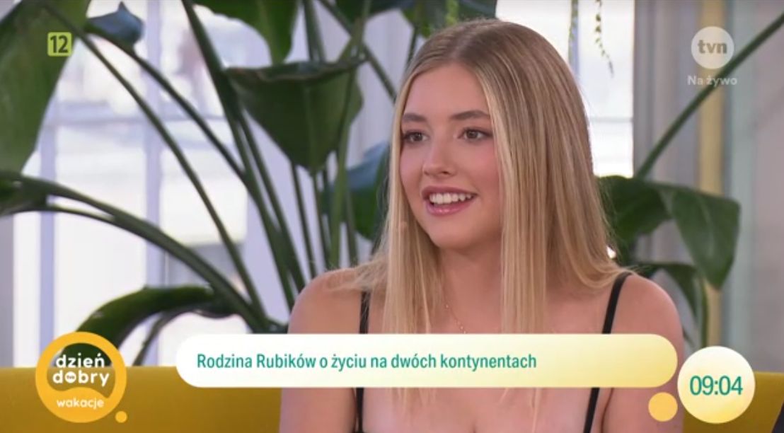 16-letna Helena Rubik z chłopakiem w "Dzień dobry TVN"