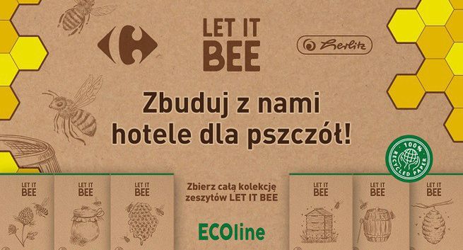 Carrefour pomaga chronić pszczoły w akcji "Let it bee"