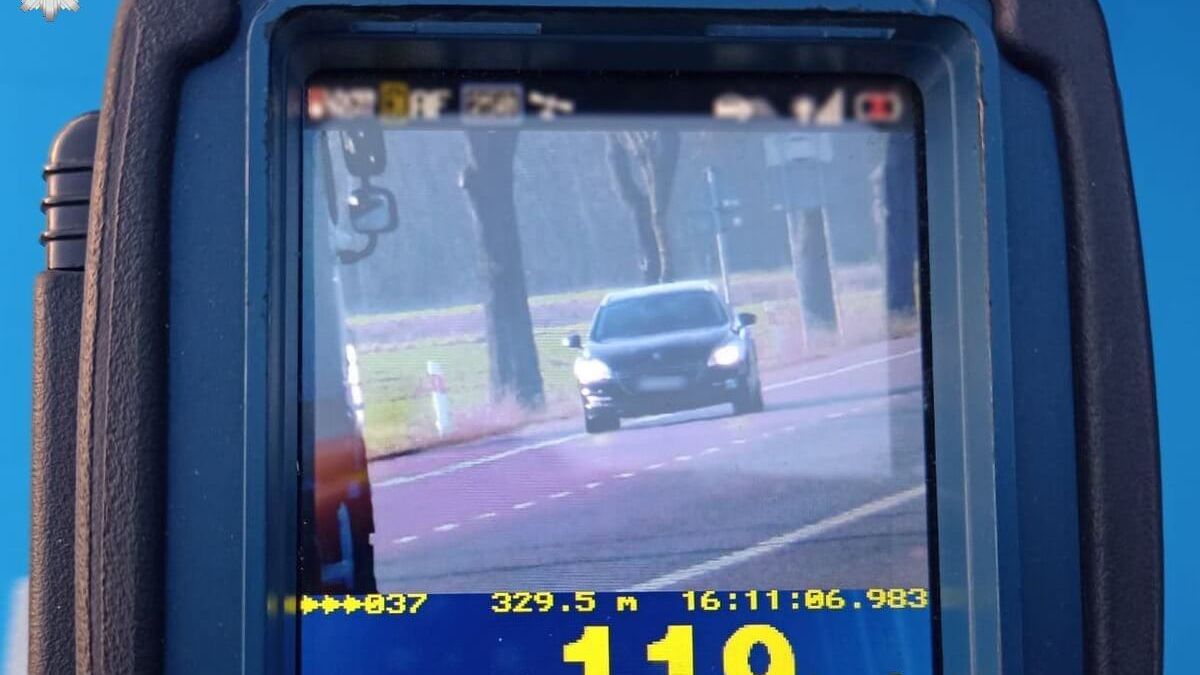 Jechał za szybko w terenie zabudowanym