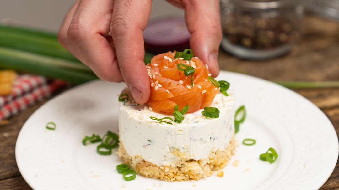 Babeczki z łososiem- Pyszności