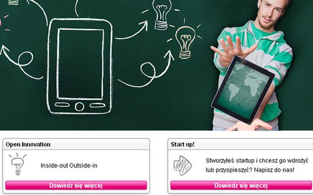 Tak T-Mobile wyobraża sobie właściciela startupu ;) (Fot. innowacje.t-mobile.pl)