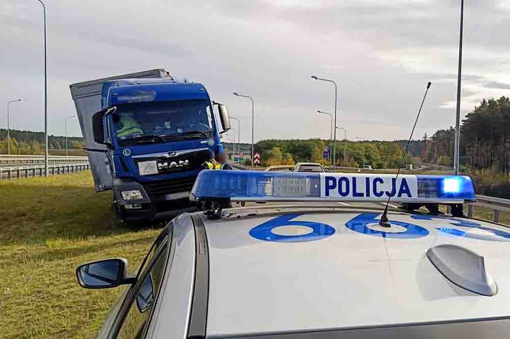 Międzyrzecz: Kierowca ciężarówki wjechał na S3 pod prąd