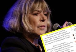 Nowe informacje na temat zdrowia Marianne Faithfull. Była w bardzo złym stanie