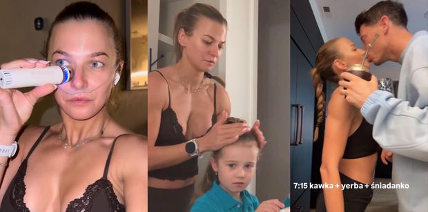 Niewyspana Anna Lewandowska walczy z JET LAGIEM: pobudka o 4:30, czas z córkami, łyk yerby i całus od Roberta (ZDJĘCIA)