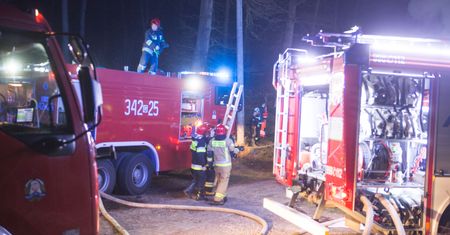 Śląsk. Mysłowice. Duży pożar przy ul. Kościelniaka