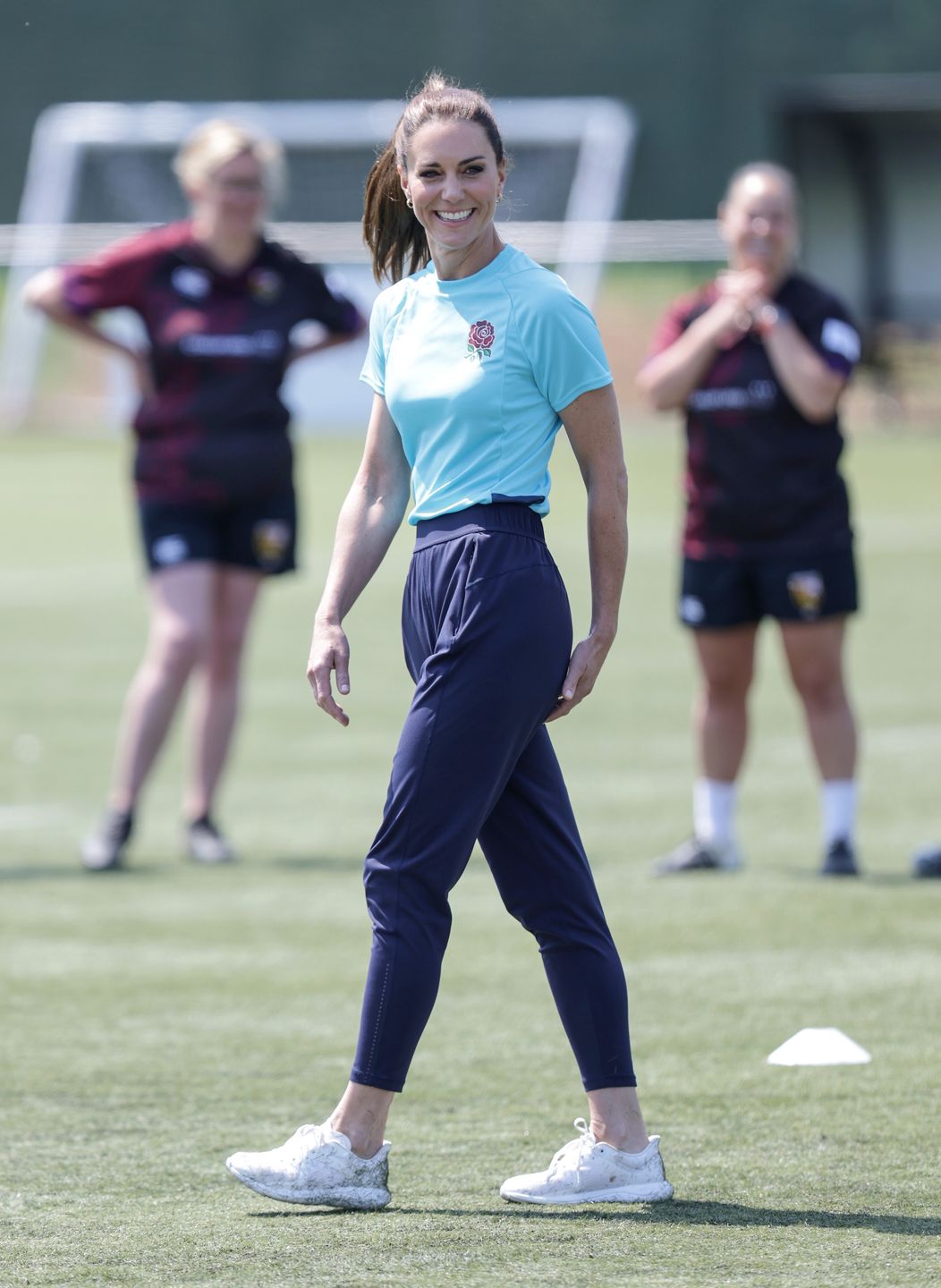 Kate Middleton gra w rugby