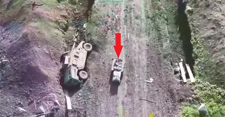 Sceny jak z filmu sci-fi. Stają się rutyną na froncie w Ukrainie