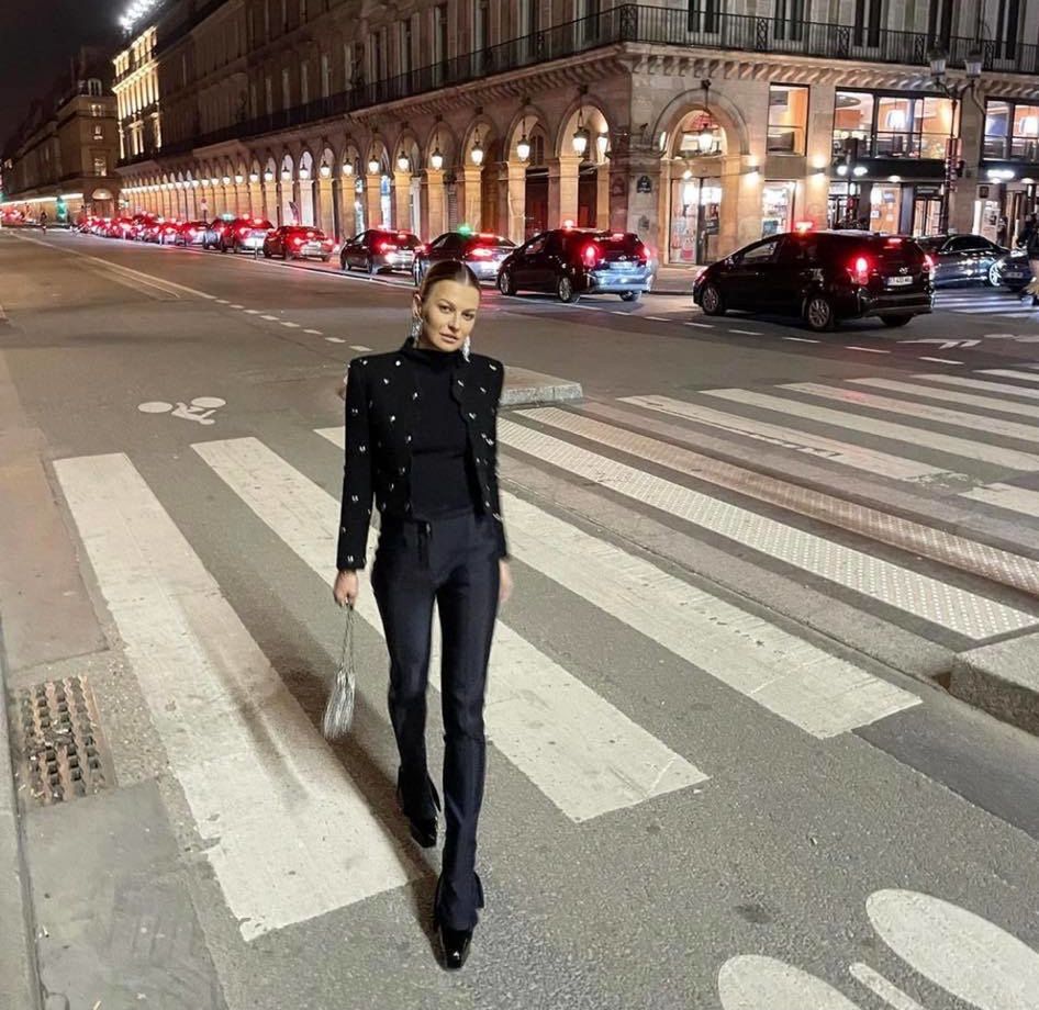 Anna Lewandowska przed pokazem Isabel Marant