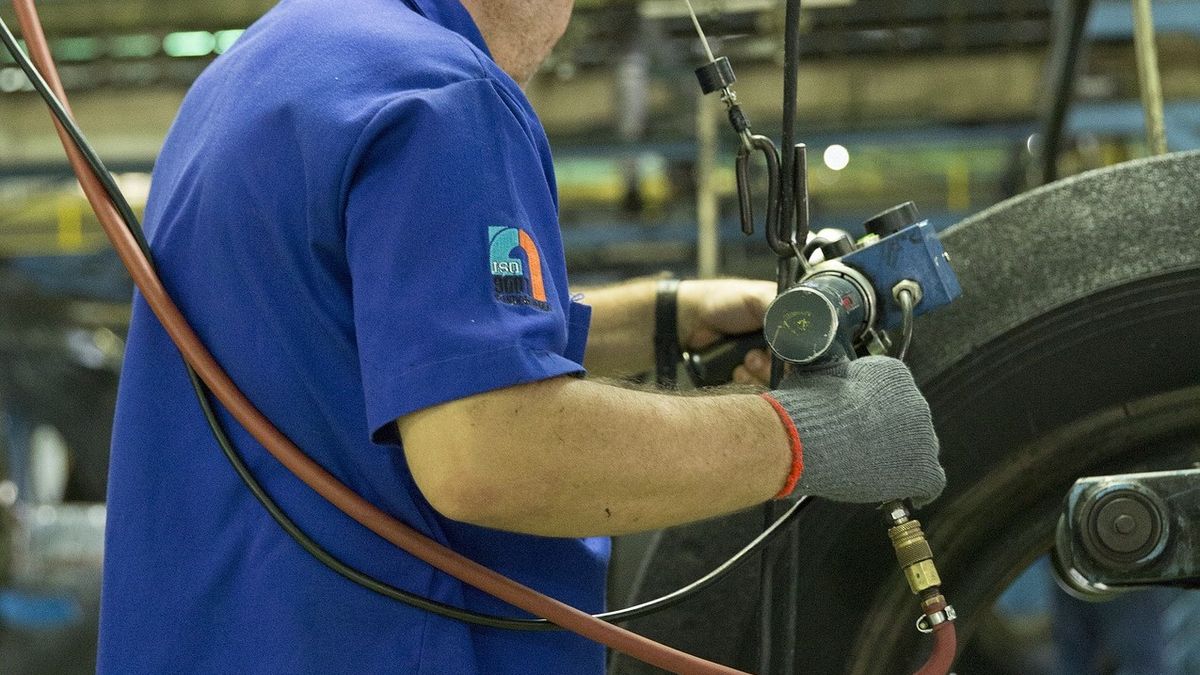 praca, przemysł, produkcja, firma, pracownik