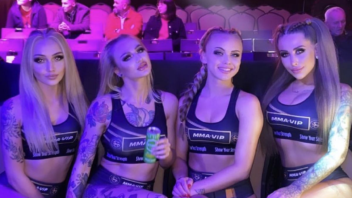 Ring girls podczas MMA-VIP 3