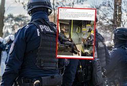 Policjanci z psami w miejskim autobusie. "Nie było radiowozów"