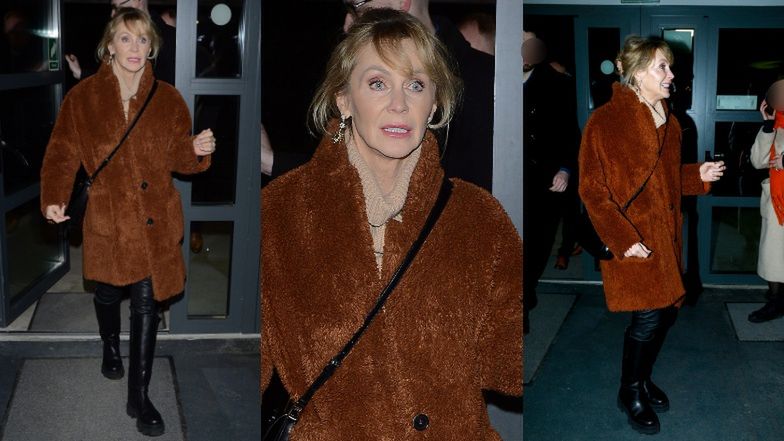 Beata Ścibakówna i Helena Englert na premierze spektaklu "Gra"