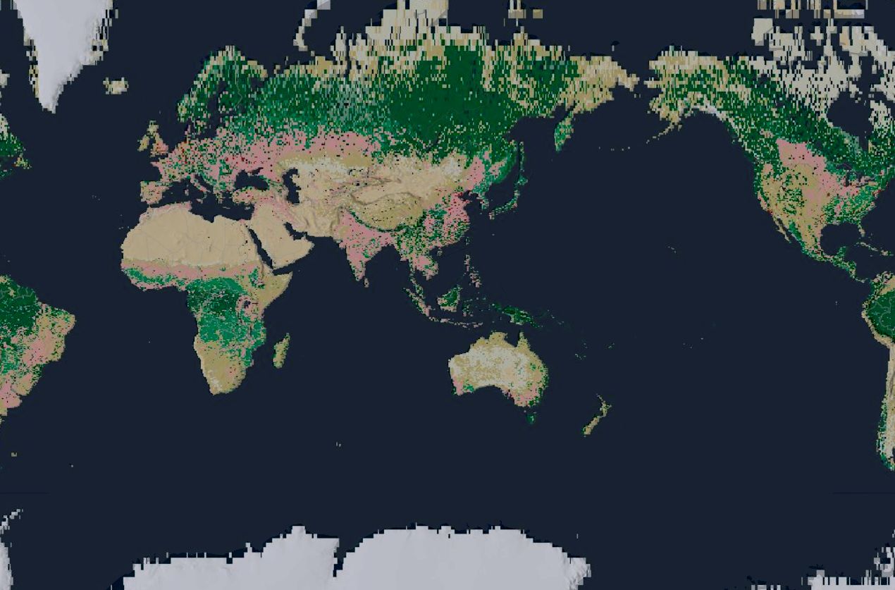 Mapa świata w 2050 roku jest dostępna on-line