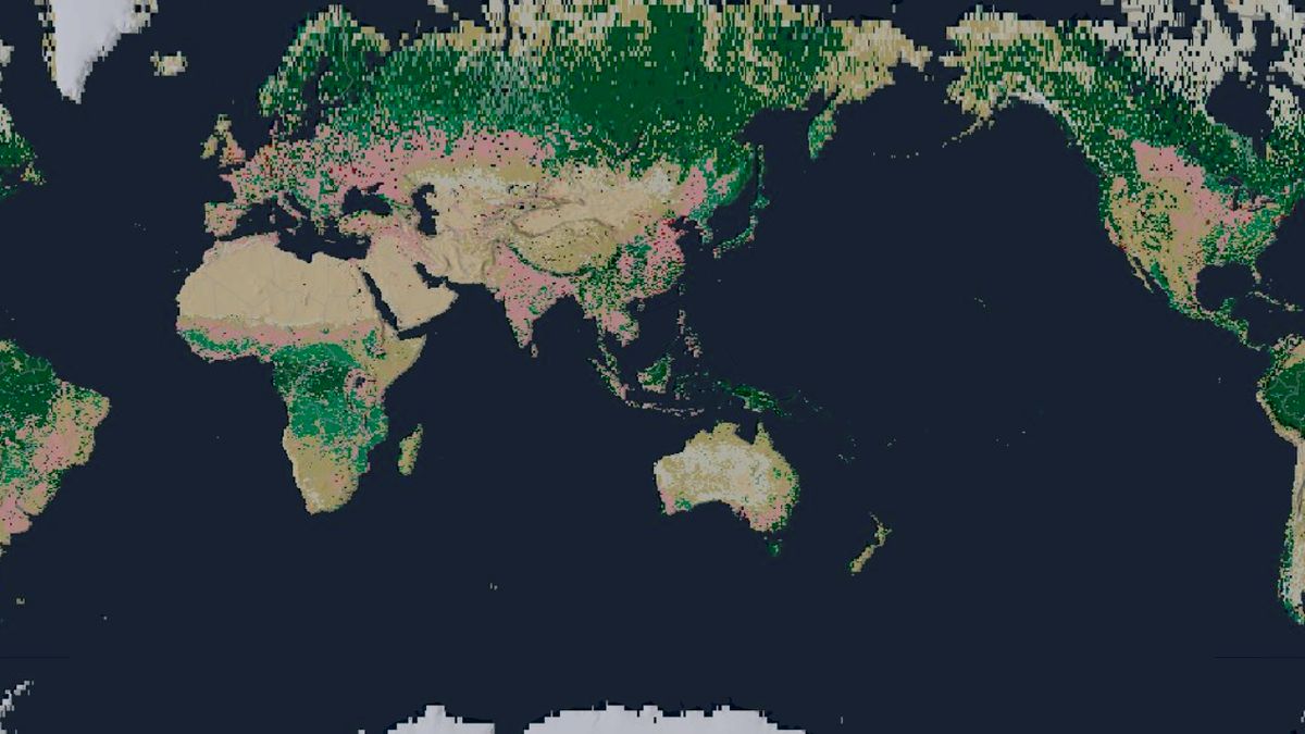 Mapa świata w 2050 roku jest dostępna on-line
