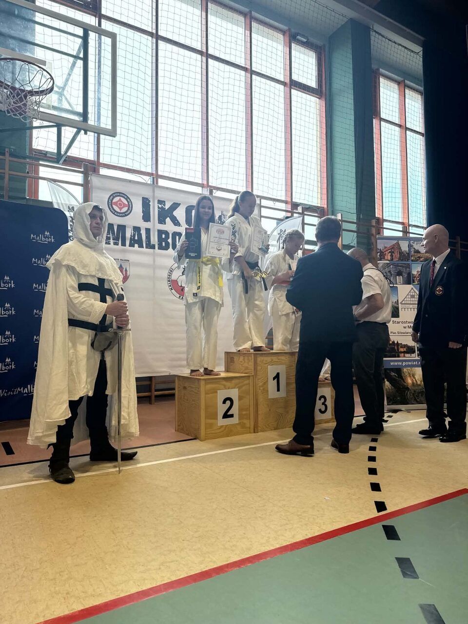 Płoccy karatecy na zawodach w Malborku 