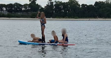 Dzieci bez kamizelek odpłynęły od brzegu. Akcja służb w Gdańsku
