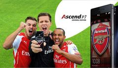Huawei Ascend P7 w barwach Arsenalu Londyn