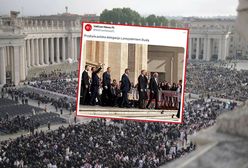 Hołownia na zdjęciu z pogrzebu papieża. "Wstyd na cały świat"