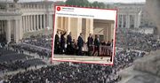 Hołownia na zdjęciu z pogrzebu papieża. "Wstyd na cały świat"