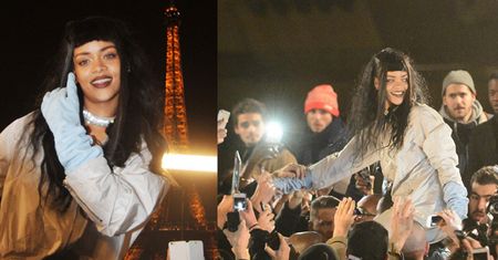Rihanna kręci wideo pod wieżą Eiffla! (ZDJĘCIA)
