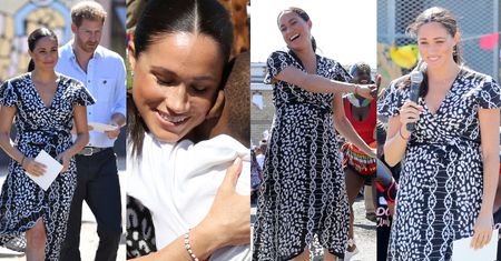 Meghan Markle i książę Harry tulą dzieci i pląsają na ulicy podczas wizyty w "STOLICY MORDERSTW" (ZDJĘCIA)