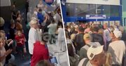 Rosjanie utknęli na lotnisku. Chaos i krzyki