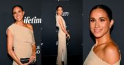 Meghan Markle powraca na salony i walczy o uwagę w asymetrycznej sukni za 6 tysięcy złotych na gali Variety. Zachwyca? (ZDJĘCIA)