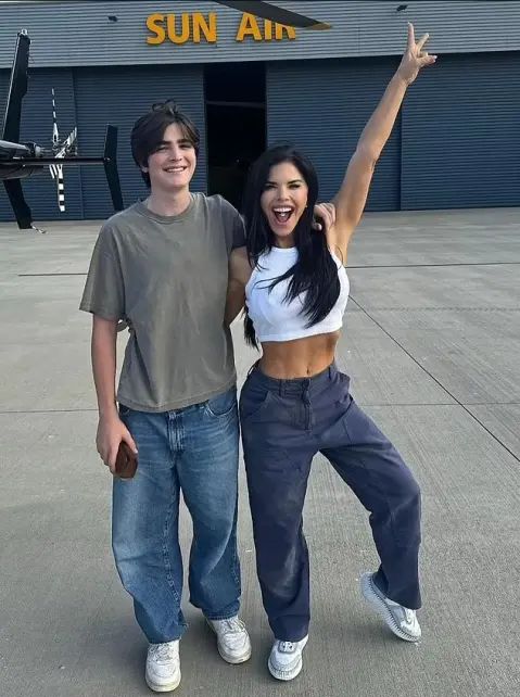 Lauren Sanchez i jej syn, Evan