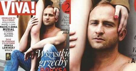 Szyc na okładce z... NOGĄ: "ZDARZAŁO MI SIĘ ZDRADZAĆ!"