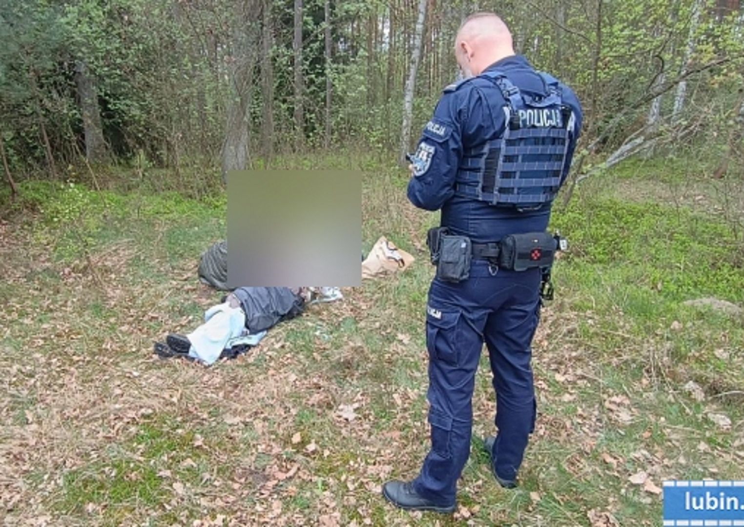 Dramat w lesie. 34-latek nie był w stanie się ruszać