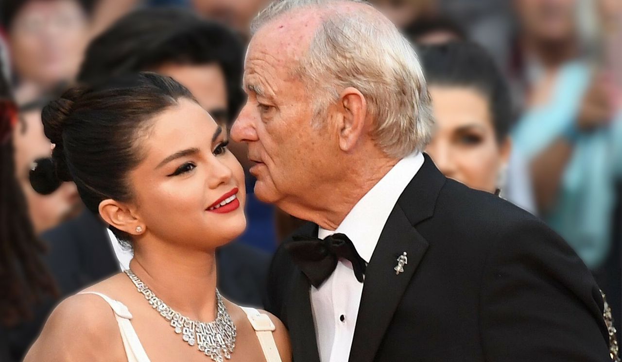 Bill Murray na festiwalowej gali z Seleną Gomez