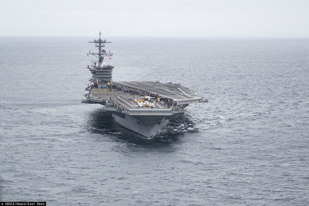 Ruch USA ws. Iranu. Lotniskowiec płynie w kierunku Bliskiego Wschodu