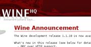 Wine 1.1.18 z lepszym wsparciem dla Mac OS