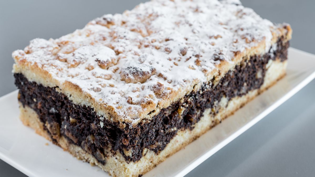 Makowiec na kruchym cieście.