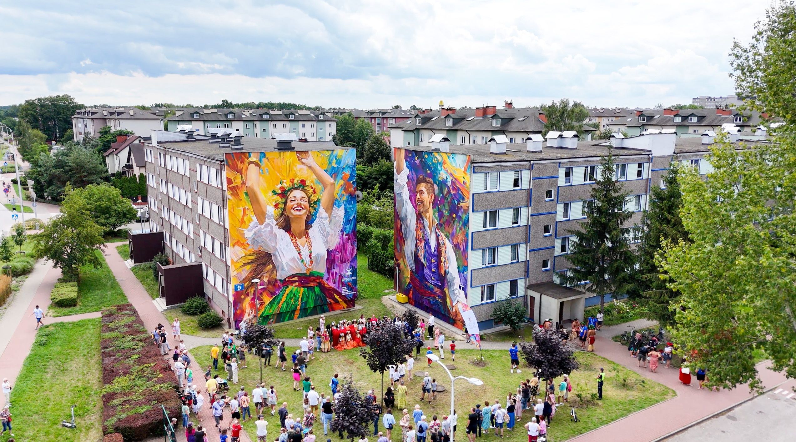 Mural w Grodzisku Mazowieckim został odsłonięty 25 lipca br. 