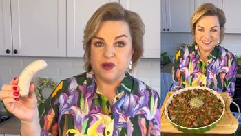 Zrobiła tort z białej kiełbasy. Wielkanocny trik Bosackiej