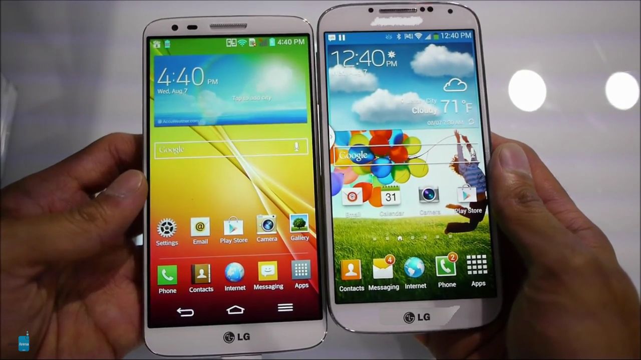 LG G2 i Samsung Galaxy S4