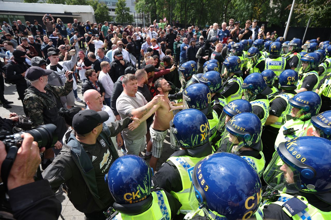 Protest in Manchester