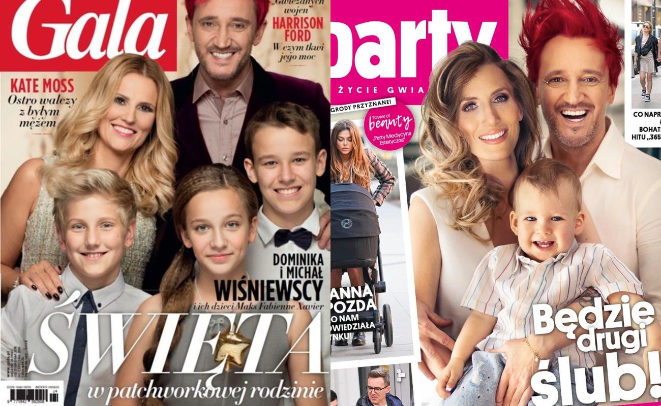 Michał Wiśniewski z dziećmi