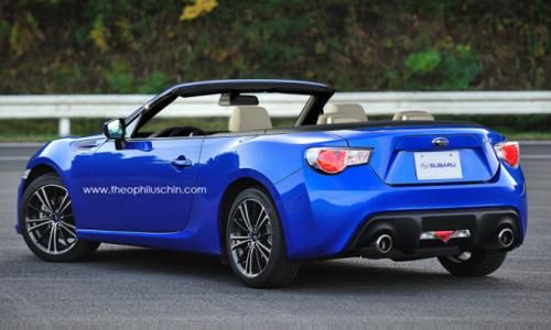 Subaru BRZ Cabrio (nieoficjalna wizualizacja, źródło: http://www.theophiluschin.com)