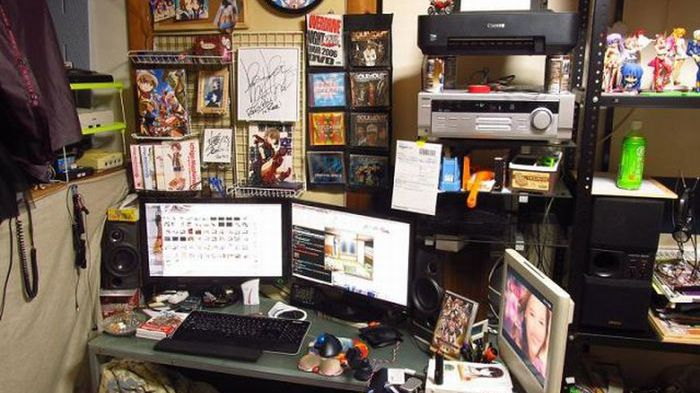 Jak wyglądają pokoje komputerowe japońskich geeków? 1